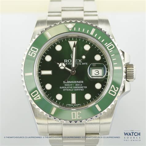 pre owned rolex submariner hulk